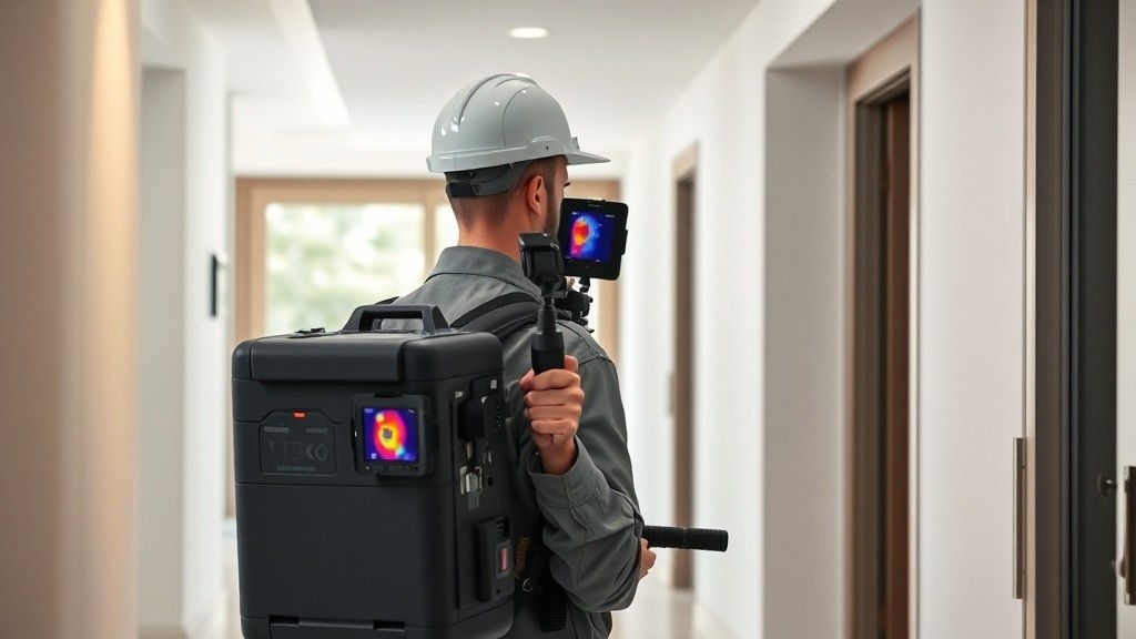 איך מתבצע תהליך גילוי נזילות עם מצלמה תרמית